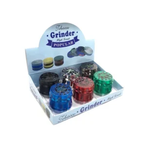 4 Parts Metallic Coloured Amsterdam 50mm Grinder