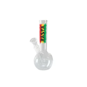 20cm Rasta Mix Designed Glass Bong
