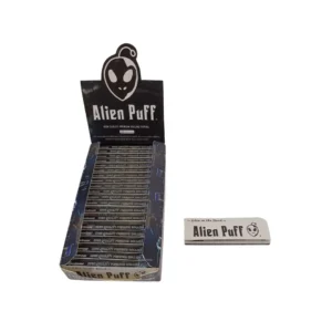 Alien Puff 1.25 Size Luminous Glow in The Dark Rolling Papers 24 packs