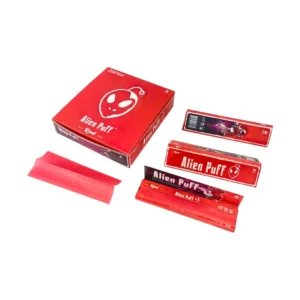 Alien Puff King Size Red Rolling Papers