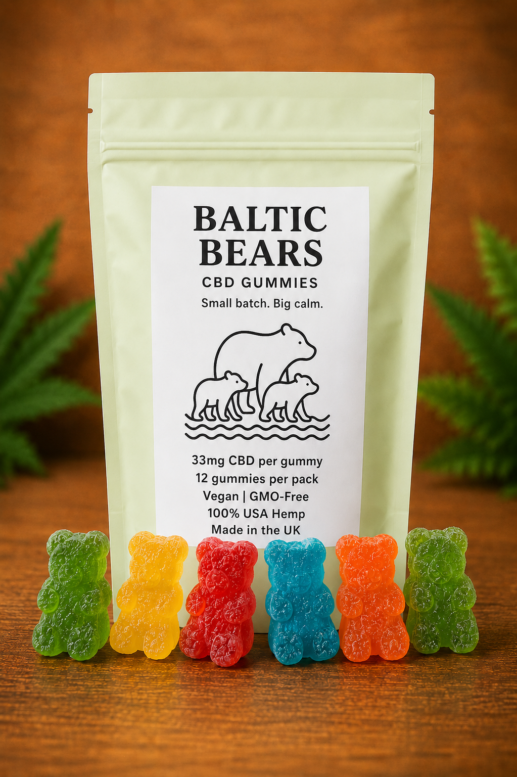 Baltic Bears – 12 CBD Gummies
