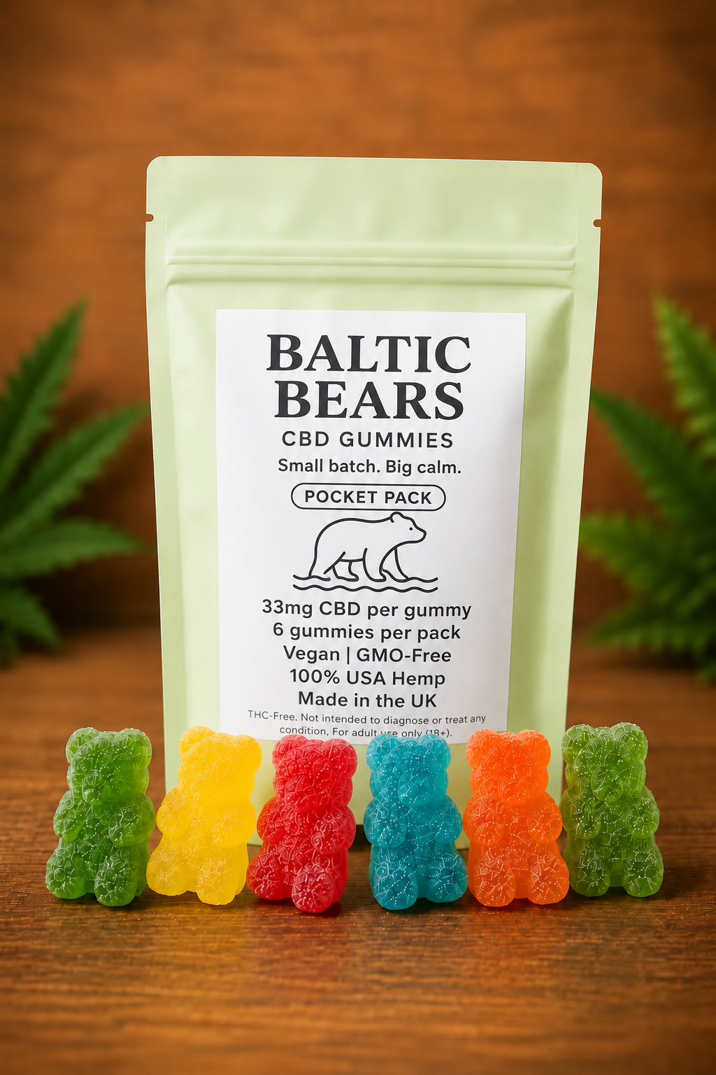 Pocket Pack – 6 CBD Gummies